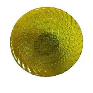 Neon Green Vintage Serving Plate